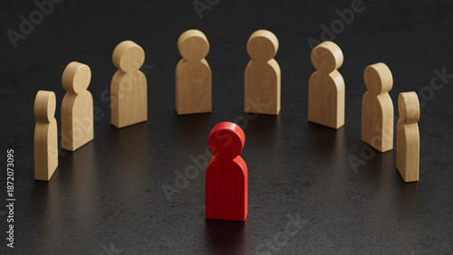 Red Stands Out: Among Light Figures