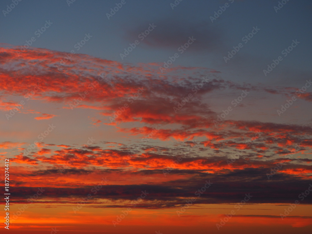 Fototapeta premium sunset in the sky