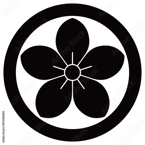 家紋です。太田桔梗といいます。