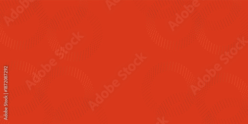 Abstract orange background with glowing geometric lines. Modern shiny yellow circle lines pattern gradient dots art