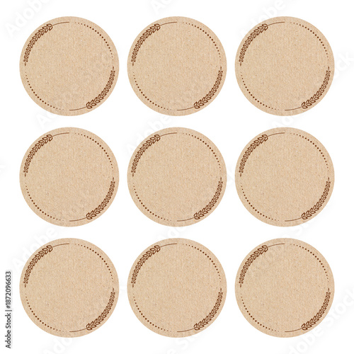 Gift Tags with Minimal Floral Illustration