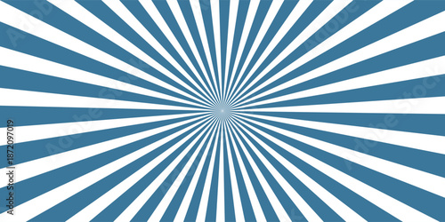 Ray sun light. Sunburst background. Radial circle line. Pattern starburst. Comic beam lines. Sun effect rays. Abstract firework. Concentration stripe. Cartoons lightning style. Vector illustration