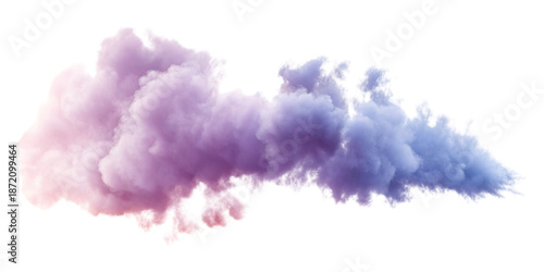 Wallpaper Mural Floating purple smoke clouds swirling slowly concept. Beautiful swirling cloud in shades of purple and blue hues. Torontodigital.ca