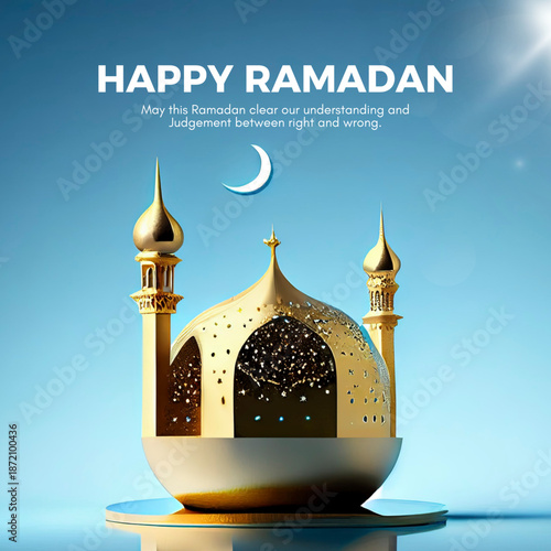 Happy Ramadan Golden Mosque

Bright Ramadan Celebration

Festive Ramadan Mubarak

Modern Ramadan Greeting