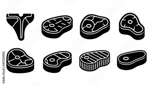 Meat Cuts Icons