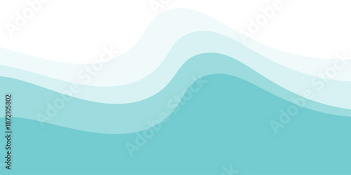 Refreshing shimmering water abstract background frame vector illustration material