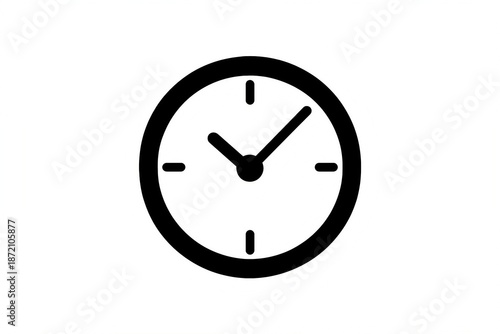 Simple clock icon showing time
