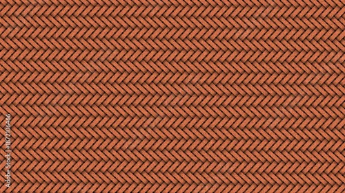 Brown leather basketweave seamless pattern background