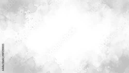 Soft watercolor background with a bright center and diffused gray edges