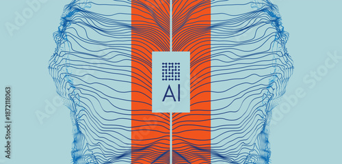 Dynamic emitted particles. Splash imitation. Abstract background. Grid. 3d vector illustration for brochure, poster, presentation, flyer or banner.