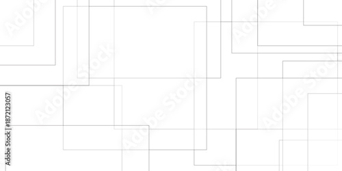 Vector abstract background seamless line. Abstract minimal geometric white and gray light background design. white transparent material in triangle diamond and squares shapes in random geometric.