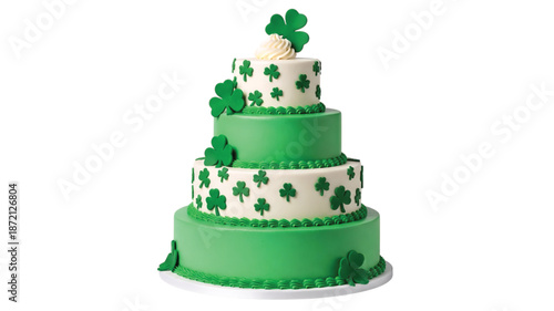 wedding cake isolated on white background