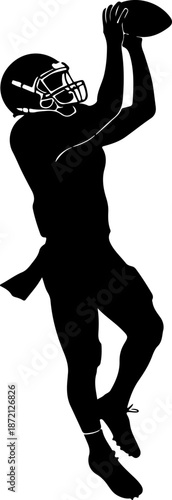 Dynamic American Football Players Action Vector Collection