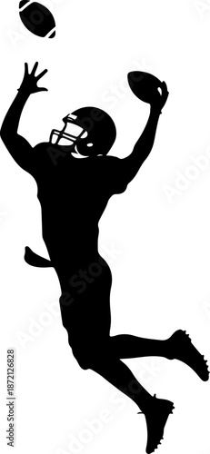 Dynamic American Football Players Action Vector Collection