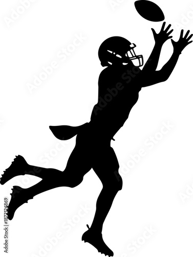 Dynamic American Football Players Action Vector Collection