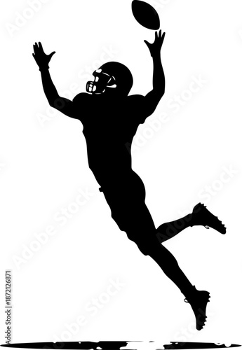 Dynamic American Football Players Action Vector Collection