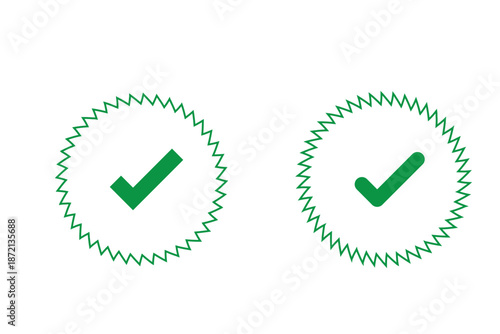 check box icon with correct, accept checkmark icons green tick box, check list circle frame - checkbox symbol sign. check mark box square frame. Green check mark icon in a box.