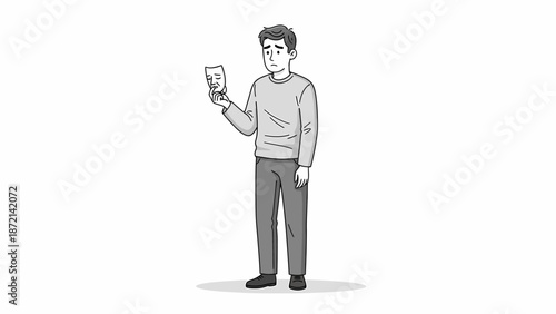 Man Holding a Mask Contemplating Identity and Emotional Expression.