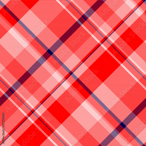 Mixed seamless plaid tartan, gentleman textile texture pattern. Clothing vector fabric check background in red and light colors.