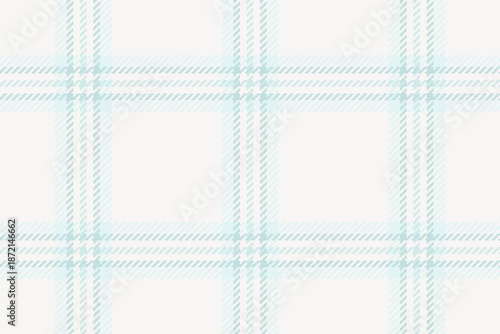 Trade fabric vector check, domestic plaid seamless textile. Fade texture background tartan pattern in white and light colors.
