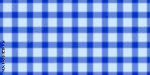 Self plaid background check, unique fabric tartan seamless. Teal texture pattern vector textile in blue and light colors.