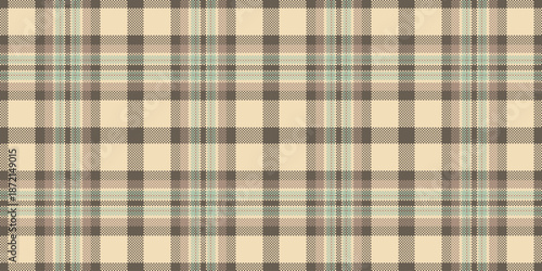 Good textile fabric vector, repetitive background seamless check. Scottish tartan pattern plaid texture in pastel and light colors.