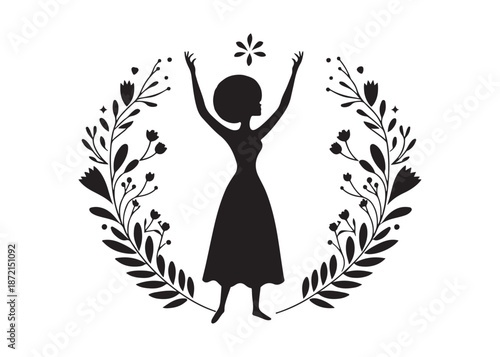 vector set of afro american woman logo head, black history month woman vector logo design, Black girl faces with stylish afro hairstyle, woman afro black face, African american woman hairstyle vector