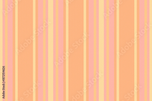Falloween pattern fabric background, discount texture vector lines. Austomize textile stripe seamless vertical in orange and red colors.