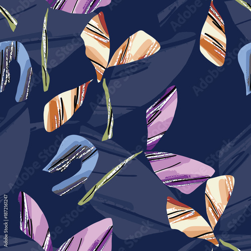 Hand drawn vector illustration Oil on canvas. colorful paint brush stroke painting, Abstract art vector illustration. Brushstrokes of paint. modern Art. Prints, wallpapers.