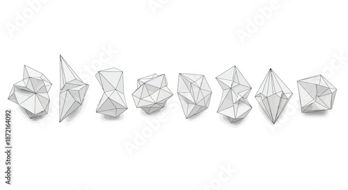 Geometric wireframe structures