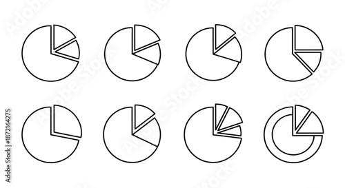 Collection of pie charts