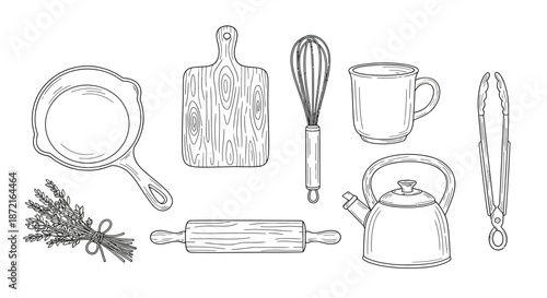 Kitchen essentials for baking and cooking