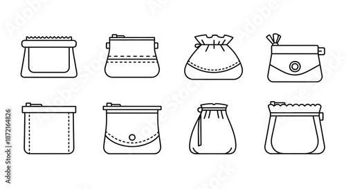 Collection of various bags and pouches