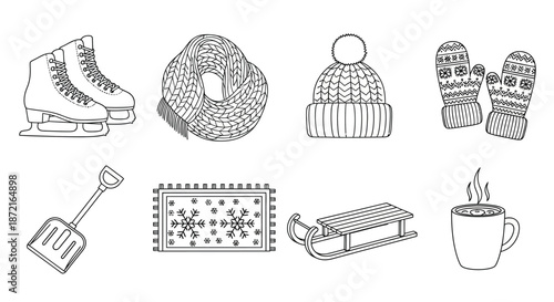 Winter activities and accessories