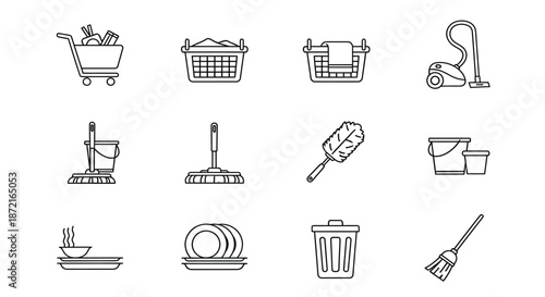 Essential household cleaning tools