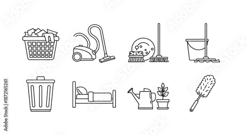 Essential cleaning tools for a tidy home