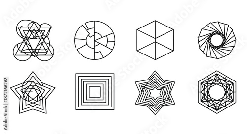 Geometric shapes and patterns