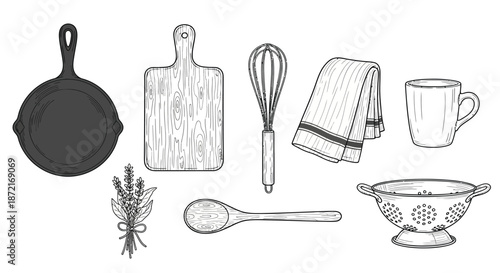 Essential kitchen tools and utensils