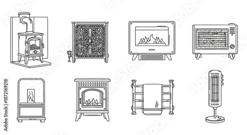 Various types of heating devices