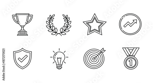 Symbols of achievement and success