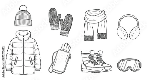 Essential winter gear collection