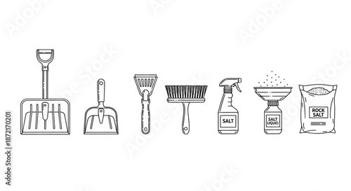 Winter road maintenance tools