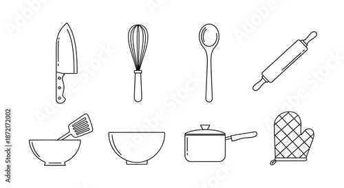 Essential kitchen utensils and tools