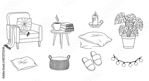 Cozy indoor living space