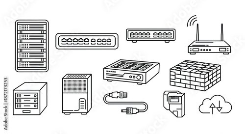 Networking equipment layout
