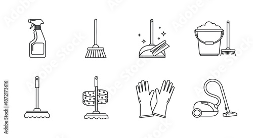 Essential cleaning tools for a tidy home