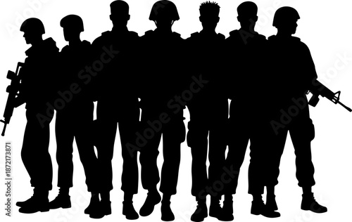 Spirit of Peace and Valor: Divine Lotus Hands and Saluting Soldier Silhouettes