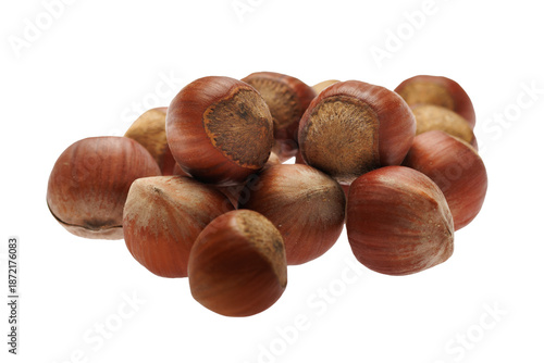 Hazelnut isolated on transparent background