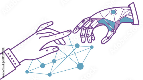 Human-Robot Interaction and Digital Neural Network Concept