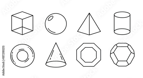 Collection of geometric shapes